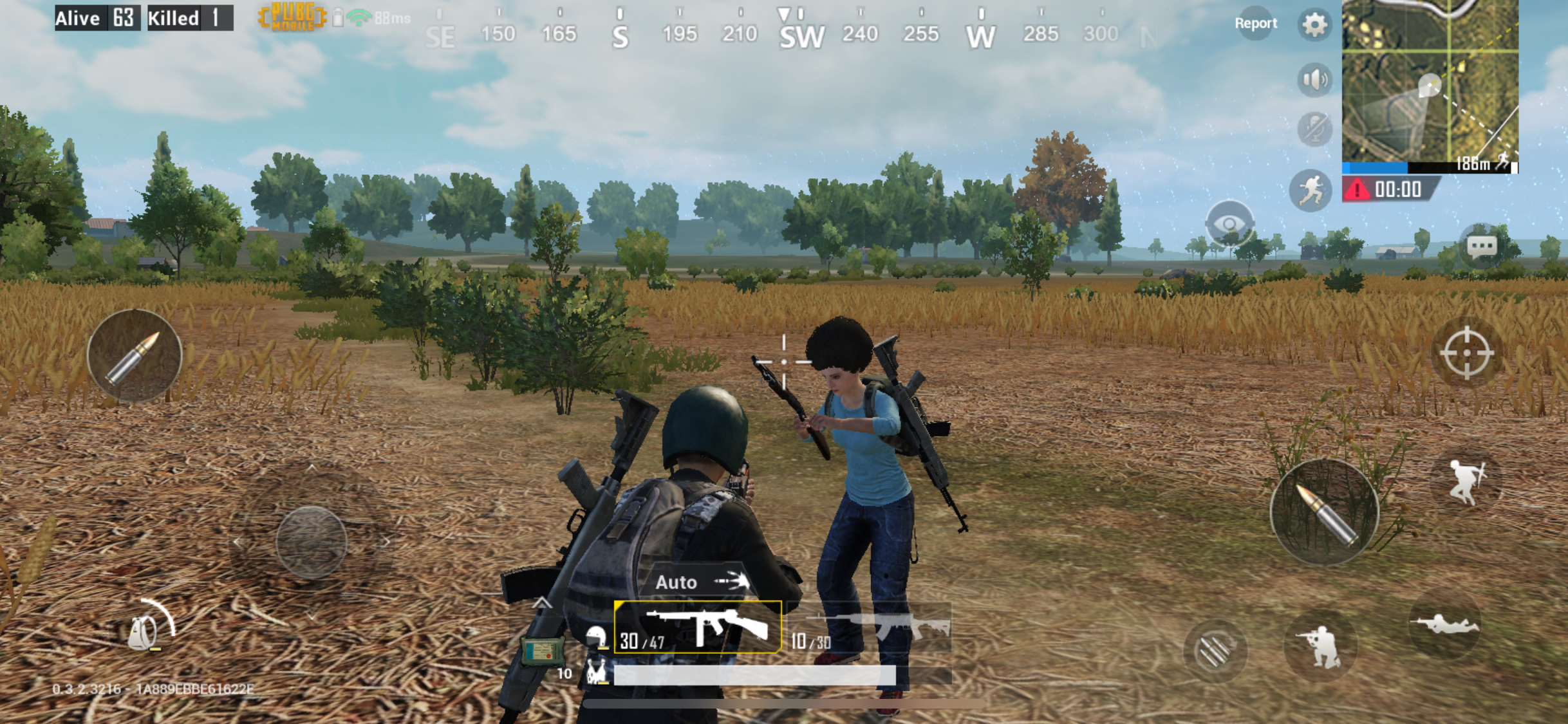 Pubg Mobil!   e Players Are Pretty Sure The Game Is Full Of Bots - this person ran right up to me with a shotgun shot around me reloaded